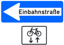 220 Einbahnstraße, Radfahrer Frei
