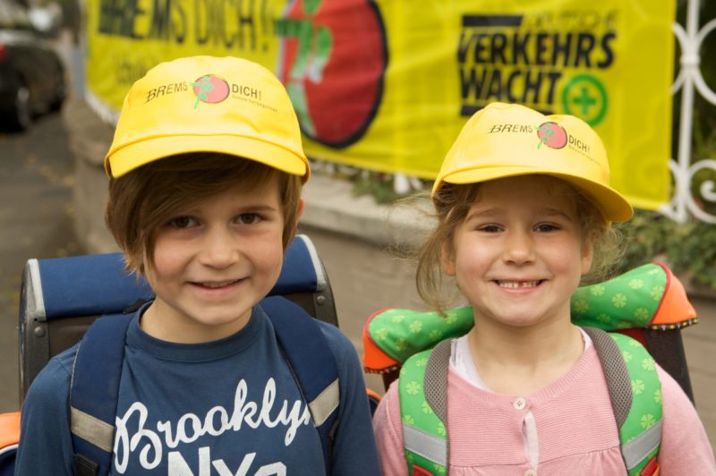 Brems Dich Schulweg Schulanfang Schulanfangsaktion Schulwegsicherheit