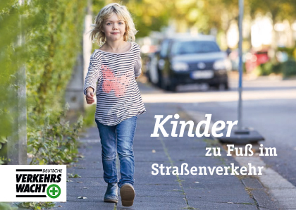 Broschüre Kinder Zu Fuß Im Straßenverkehr Dvw Bmvi Cover