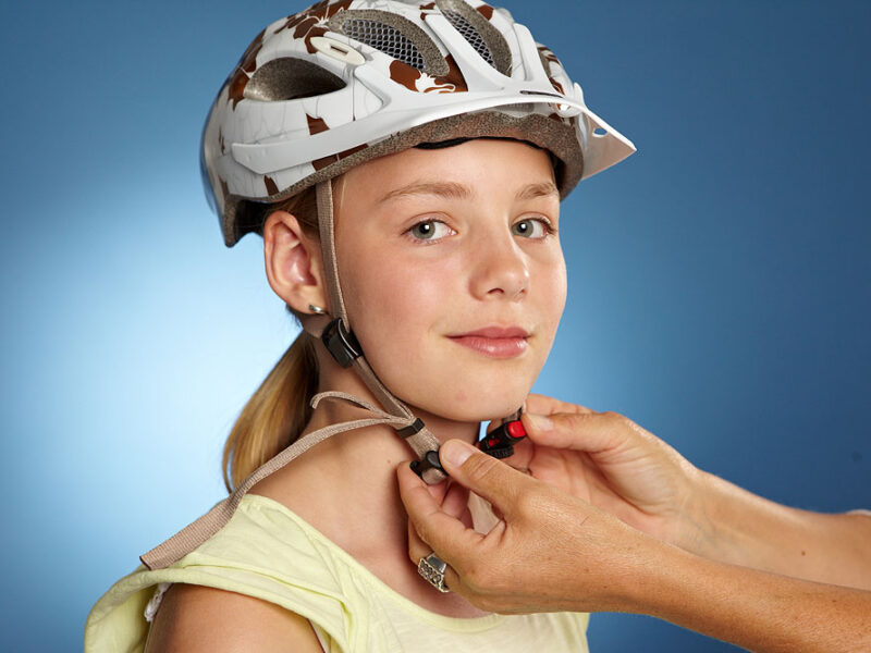 Fahrradhelm Einstellung Richtiger Sitz Schritt 3