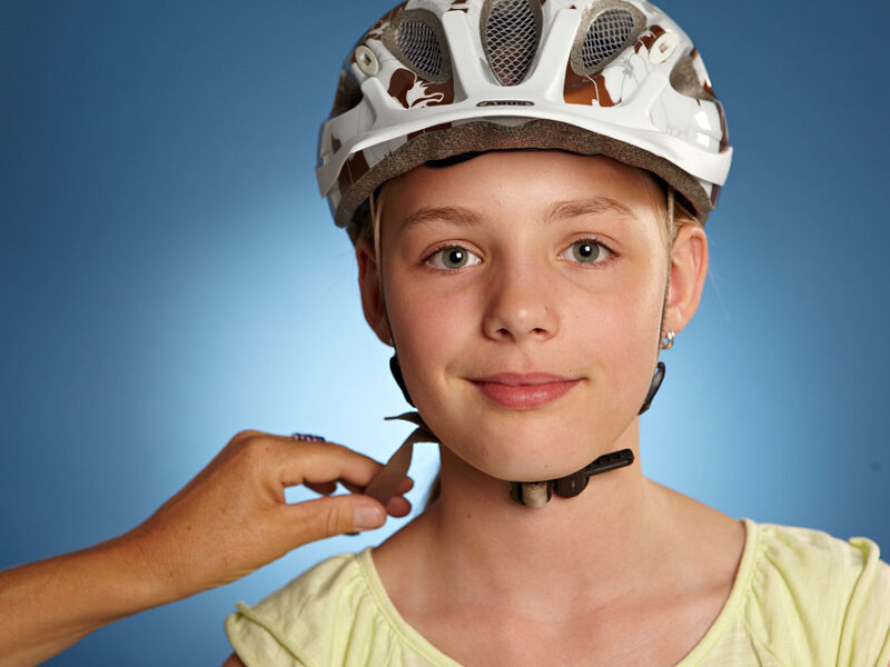 Fahrradhelm Einstellung Richtiger Sitz Schritt 6