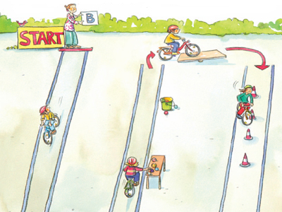 Fahrradparcours