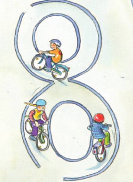 Fahrradparcours Radfahrausbildung Grundschule Übungen Motorik Bewegung Vorfahrt