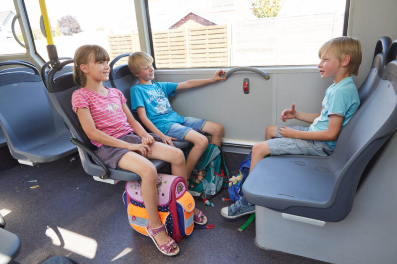 Gefahren Meistern Busfahren Bus Bahn Verkehrssicherheit Schulweg Verkehrserziehung Klasse 2