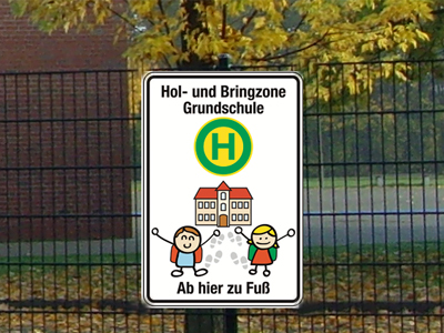 Grundschule Schulweg Elterntaxi Hol Und Bringzone Verkehrserziehung