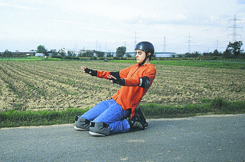 Inline Skaten Bremsen Fallen Double Kneeing Sekundarstufe Verkehrserziehung Mobilitaetsbildung