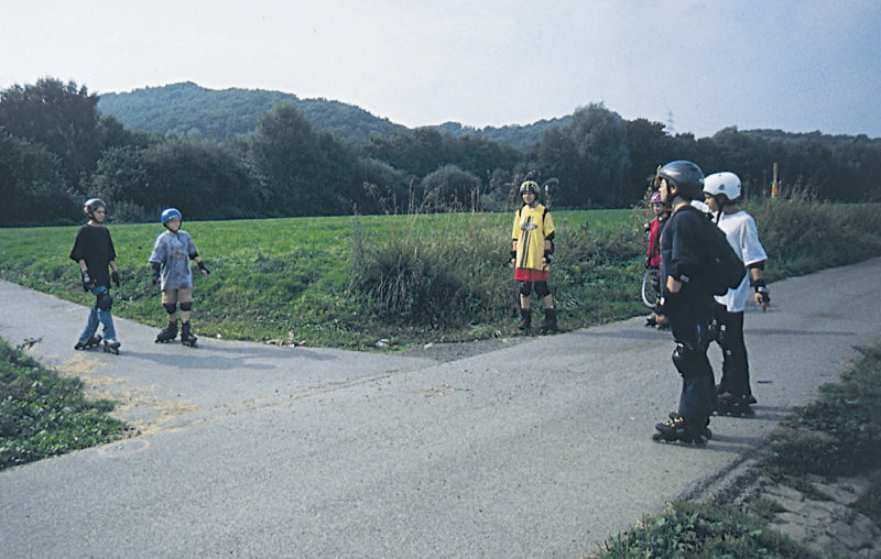 Inline Skaten Projekt Ganztag Baustein 13 Gefahrensimulation Sekundarstufe Verkehrserziehung Mobilitaetsbildung