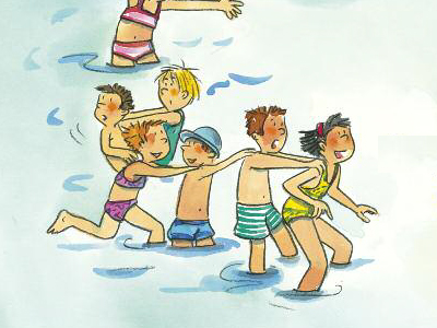 Kindergarten Bewegung Reaktionsspiele Reaktion Spiele Wasser Schwimmbad Familie Verkehrserziehung Mobilitaet