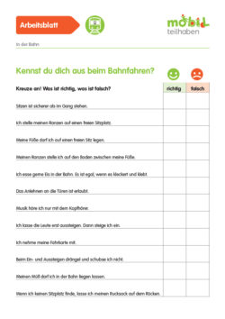 Mobil Teilhaben Verkehrserziehung Geistige Behinderung Bahn Fahren Lernen Ab Auskennen