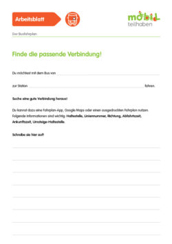 Mobil Teilhaben Verkehrserziehung Geistige Behinderung Bus Fahren Lernen Busfahrplan Ab Finde Die Passende Verbindung