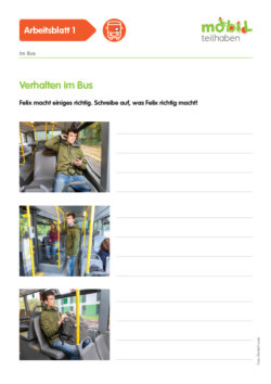 Mobil Teilhaben Verkehrserziehung Geistige Behinderung Bus Fahren Lernen Im Bus Ab Verhalten