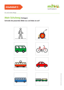 Mobil Teilhaben Verkehrserziehung Geistige Behinderung Grundlagen Ich Und Meine Wege Ab Mein Schulweg