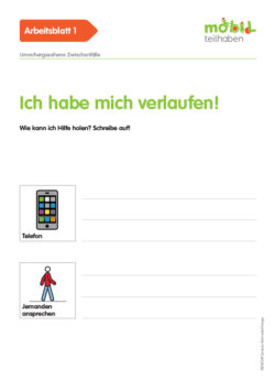 Mobil Teilhaben Verkehrserziehung Geistige Behinderung Grundlagen Unvorhergesehene Zwischenfaelle Ab Verlaufen