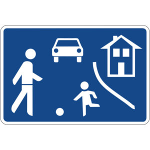 Mobil Teilhaben Verkehrszeichen Beginn Fußgaengerzone