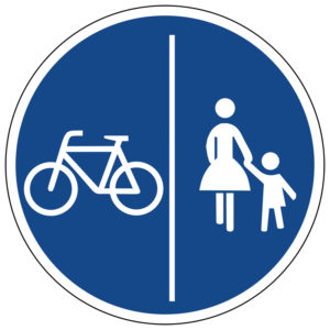 Mobil Teilhaben Verkehrszeichen Getrennter Geh Und Radweg