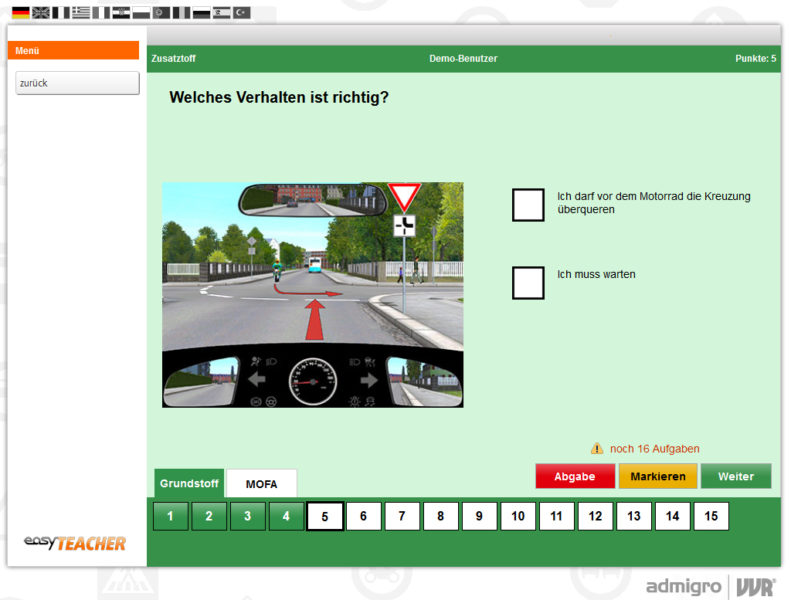 Mofakurs Mofa Fahren Easy Teacher Sekundarstufe Sek.i Verkehrserziehung Mobilitaetsbildung Mobilitaet