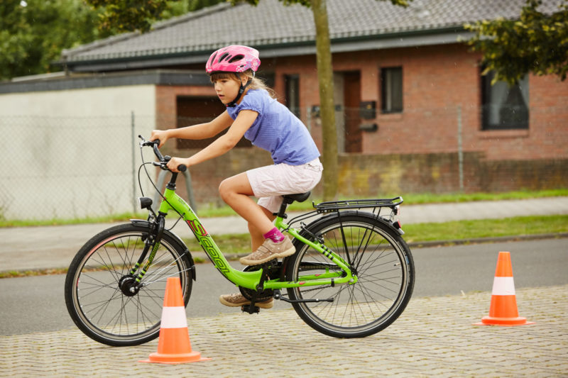 Radfahrausbildung Verkehrserziehung Grundschule Klasse 4 Praxis Fahhrad Verkehrsmittel