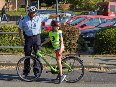 Radfahrausbildung Übungsprogramm Grundschule Klasse 4 Polizei Straßenverkehr Verkehrserziehung