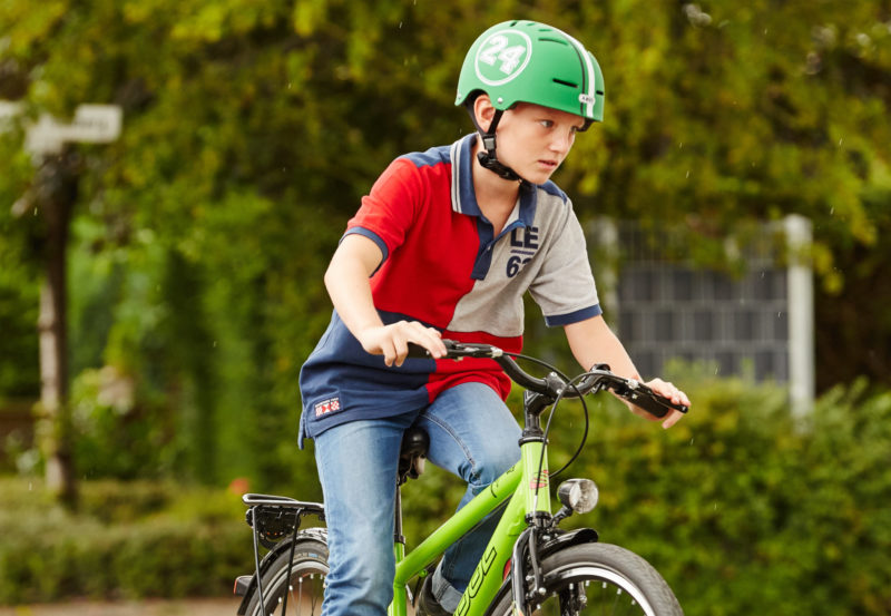 Radschulweg Fahrradhelm Schutz Gefahren Kopfschutz Sekundarstufe Verkehrserziehung Mobilitaetsbildung