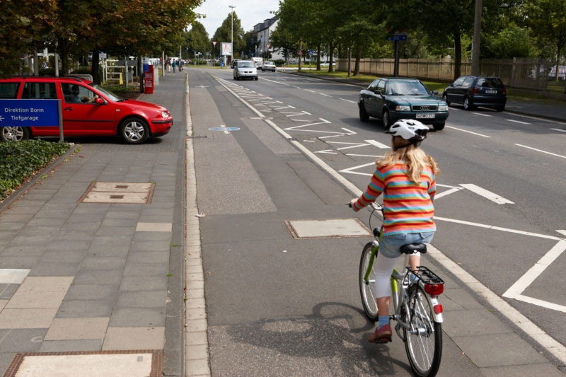 Radschulweg Linker Radweg Wege Gefahren Sekundarstufe Verkehrserziehung Mobilitaetsbildung