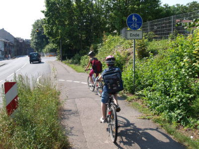 Der Schulweg mit dem Rad