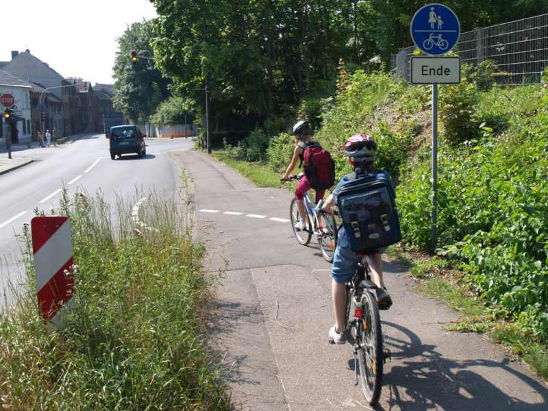 Radschulweg Neuer Schulweg Schulwegbeschreibung Radwegende Sekundarstufe Verkehrserziehung Mobilitaetsbildung