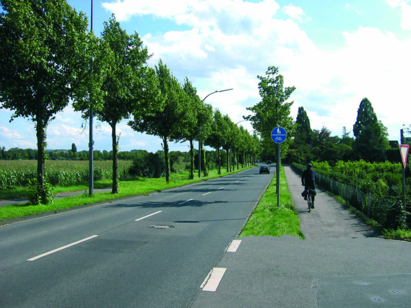 Radschulweg Radwege Land Gemeinsamer Geh Und Radweg Gefahren Sekundarstufe Verkehrserziehung Mobilitaetsbildung