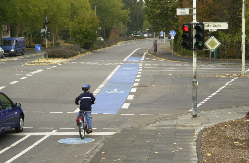 Radschulweg Radwege Stadt Ampel Radfahrer Gefahren Sekundarstufe Verkehrserziehung Mobilitaetsbildung