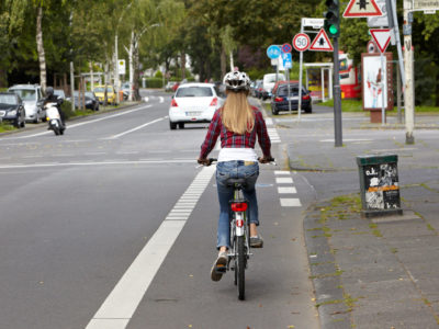 Radschulweg Radwege Stadt Radstreifen Gefahren Sekundarstufe Verkehrserziehung Mobilitaetsbildung