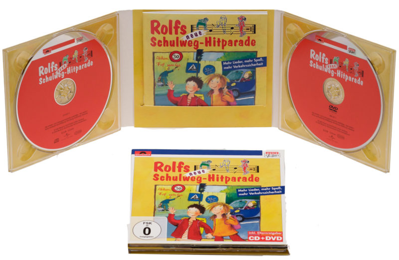 Rolfs Neue Schulweg Hitparade Cd Dvd Lieder Verkehrserziehung Kindergarten Hrundschule