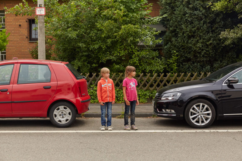 Sehen Straßenverkehr Kinder Grundschule Blickfeld Wahrnehmung Größe Körpergröße