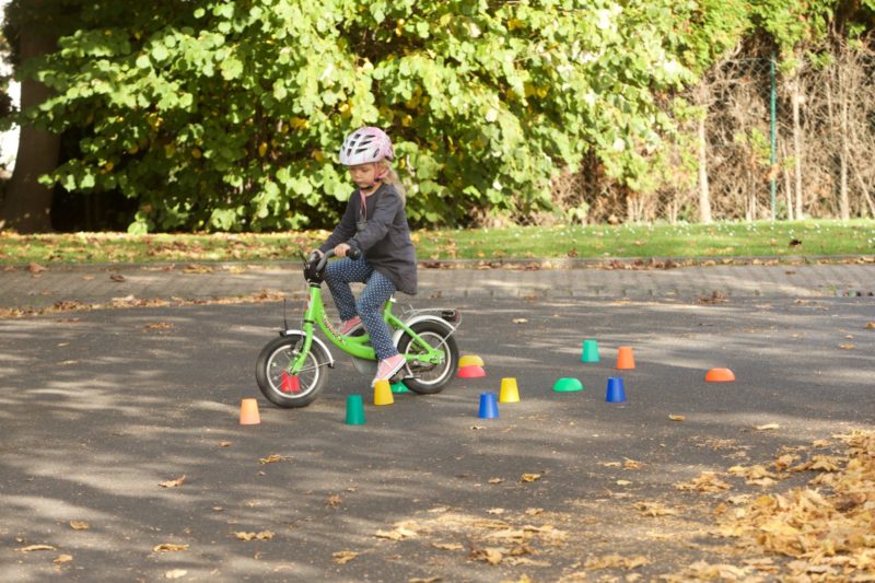 Verkehrserziehung Kindergarten Bewegung Bewegungsförderung Radfahren Motorik Parcours