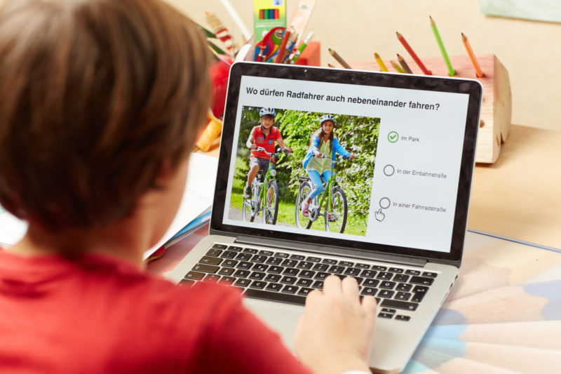 Verkehrserziehung Mobilitätsbildung Grundschule Digitales Lernen Radfahrausbildung
