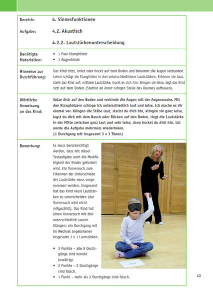Velofit Handbuch Screening Akustische Sinnesfunktion Lautstaerkenunterscheidung Beispielseite 40